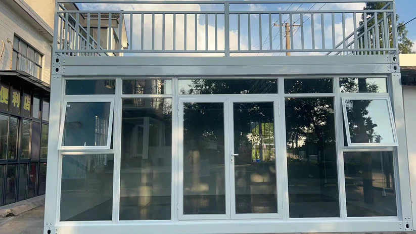 20241106113013_ca079c66-f4f8-428c-8dcc-5a0301cd08aa Modular Home Kit Balcony Glass Front - Image 1