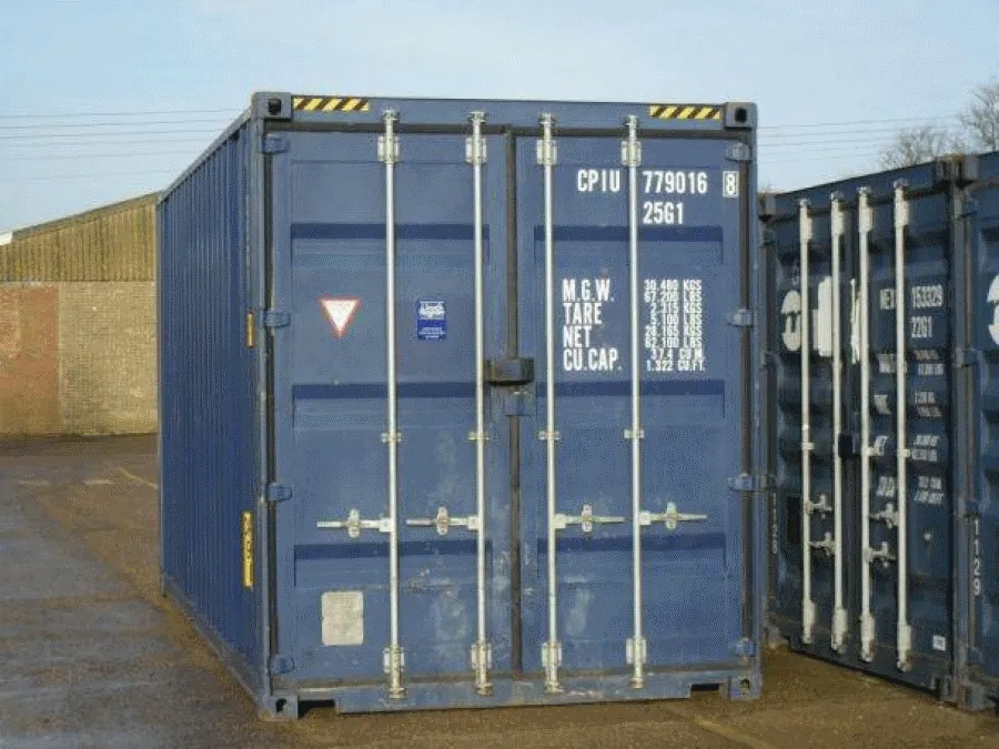 363-20ft-used-high-cube-grade-a-end-doors Used 20ft High Cube Container - Image 1