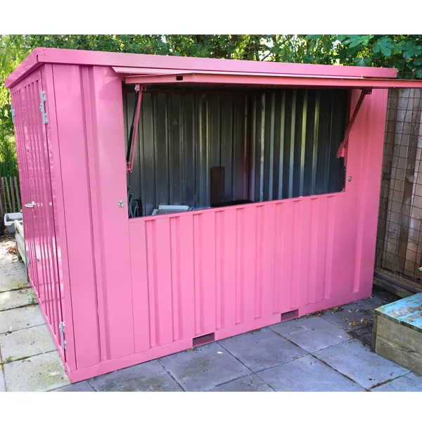FOCO-BAR-3x2-RAL-3014-2 Container Pop Up 4×2 Meters Pink Ral 3014 - Image 1