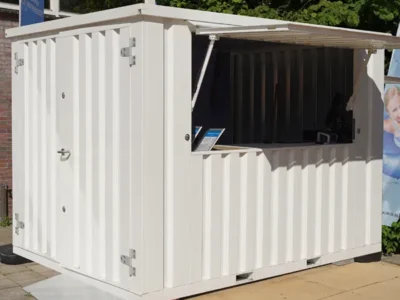 Container Pop Up 4×2 Meters Xl White Ral 9016