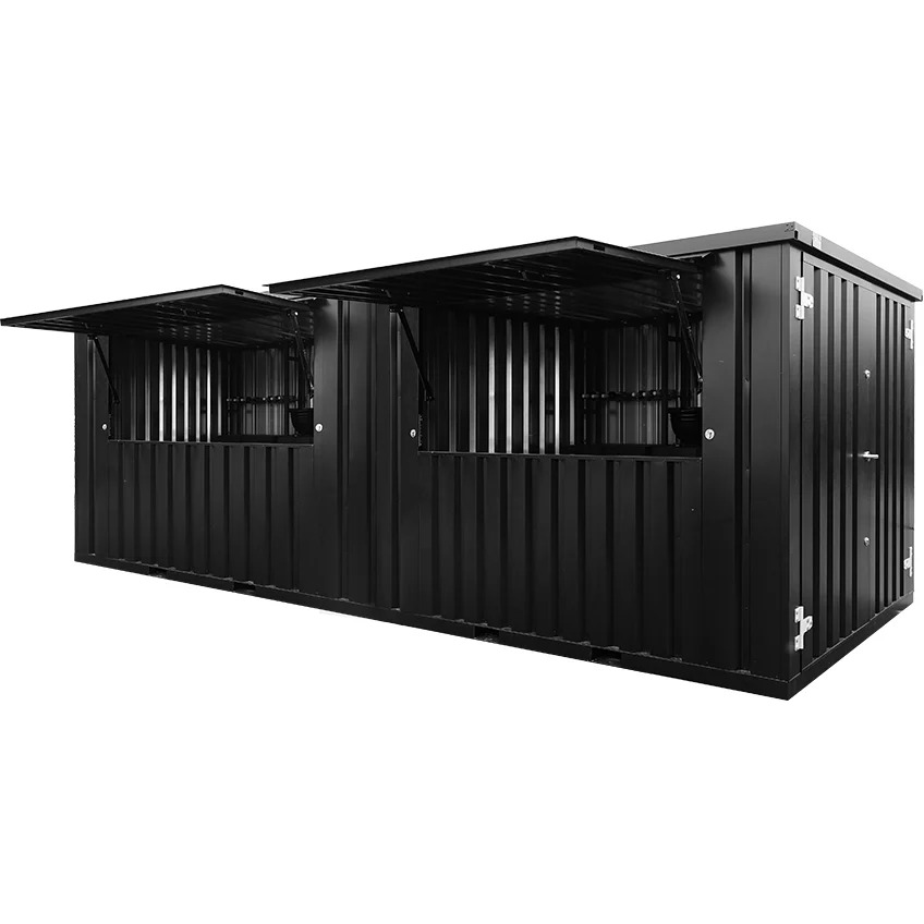 FOCO-BAR-6X2-RAL-9005-e1679329527226-3 (1) 20 Foot Flat Pack Container Bar 6×2 XL – Modular, Portable & Stylish Design - Image 1