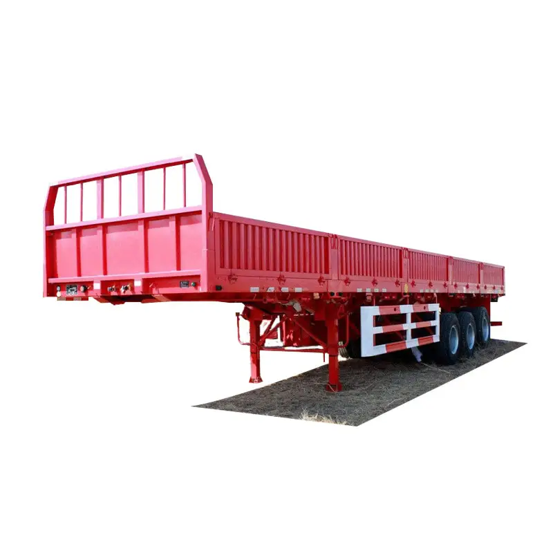 H1dab26a5f3594bfea32b3e2a6da79bdcZ.jpg_960x960 (2) 50 Ton Fence Cargo Transport Semi Trailer - Image 1