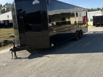 2024 Xtreme Cargo 8.5×24 Black Enclosed Car Hauler Trailer For Sale