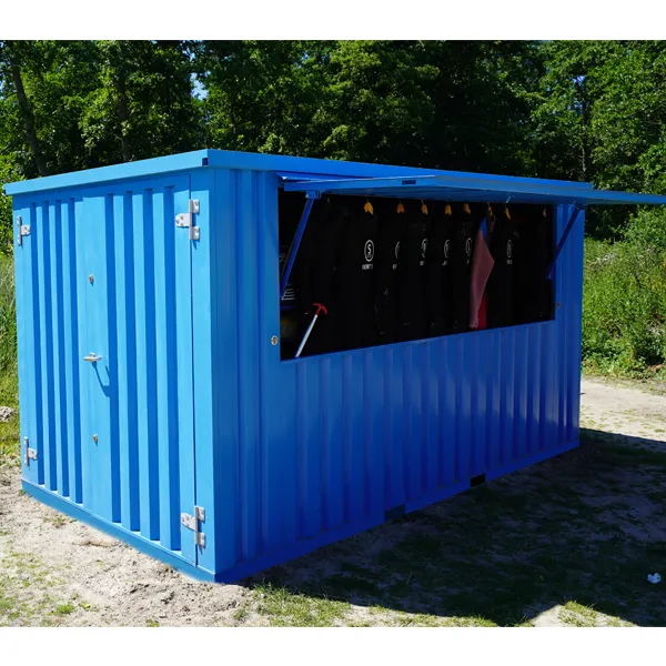 RAL-5012-01-1 Container Pop Up 4×2 Meters Blue Ral 5012 - Image 1