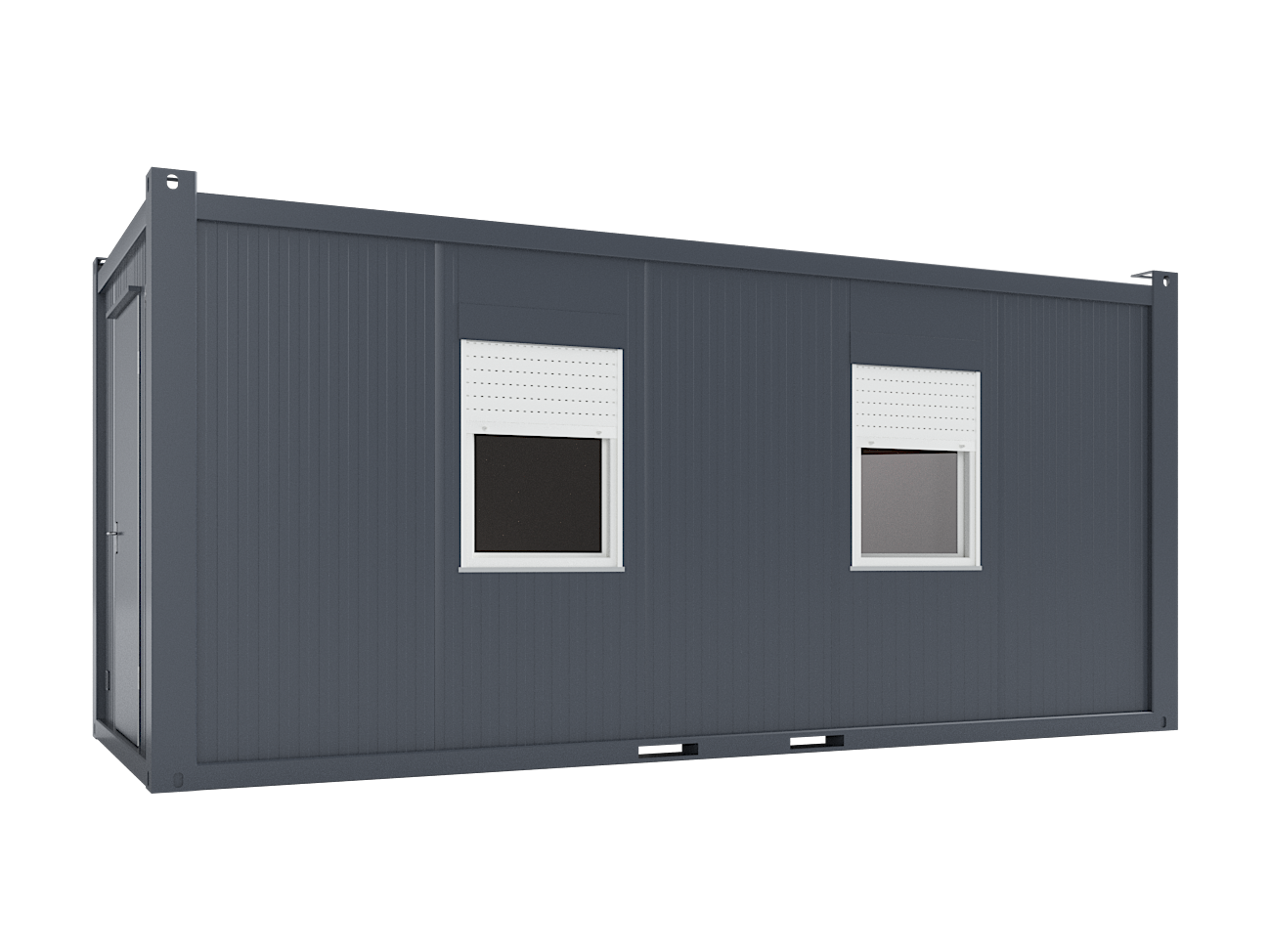 c1frontclos (1) 20′ Office Container - Image 1